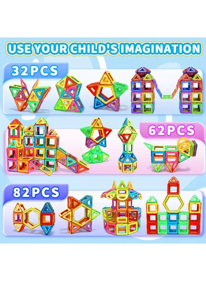 32Pcs Magnetic Building Blocks Educational Construction Toy Set Birthday Gift - Image 4